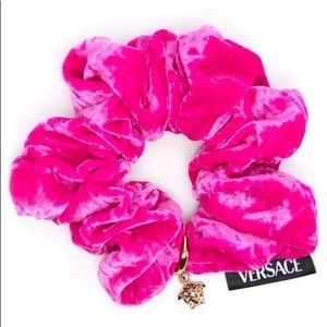 PINK Velvet VERSACE Hair Tie/Scrunchie